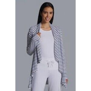 Coolibar Marietas Sun Wrap Waterfall Cardigan Women's Large UPF 50+ Bamboo Beach